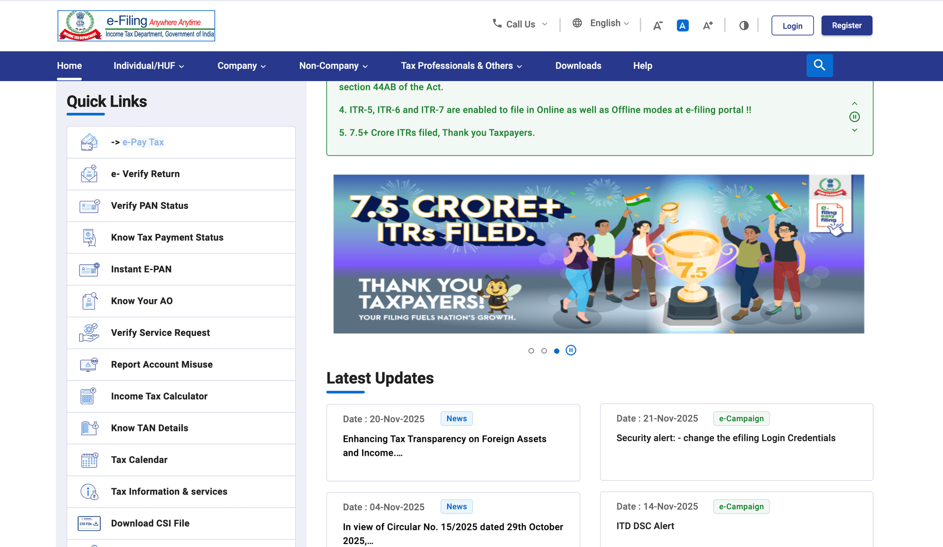 How to Download PAN via Income Tax e-Filing