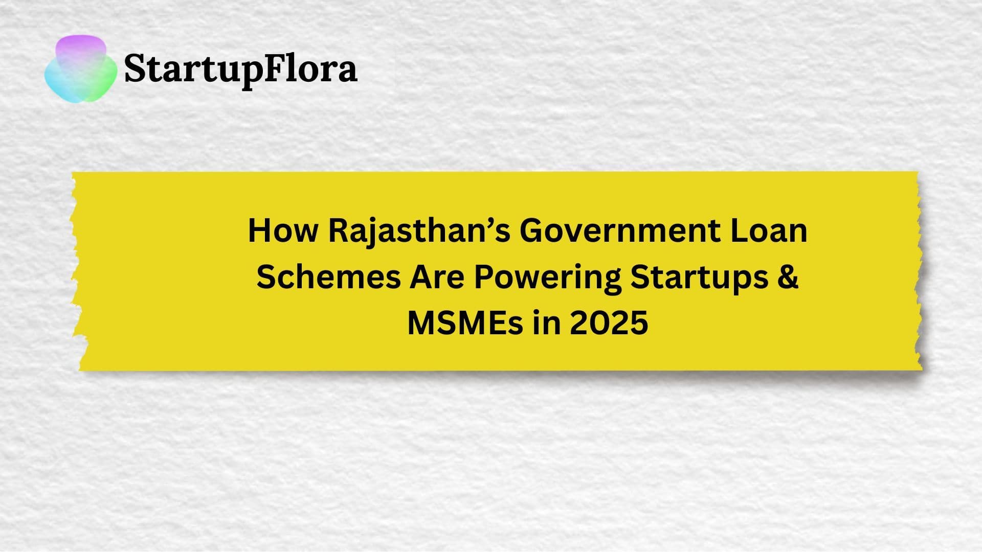 Government Loan Schemes Are Powering Startups & MSMEs