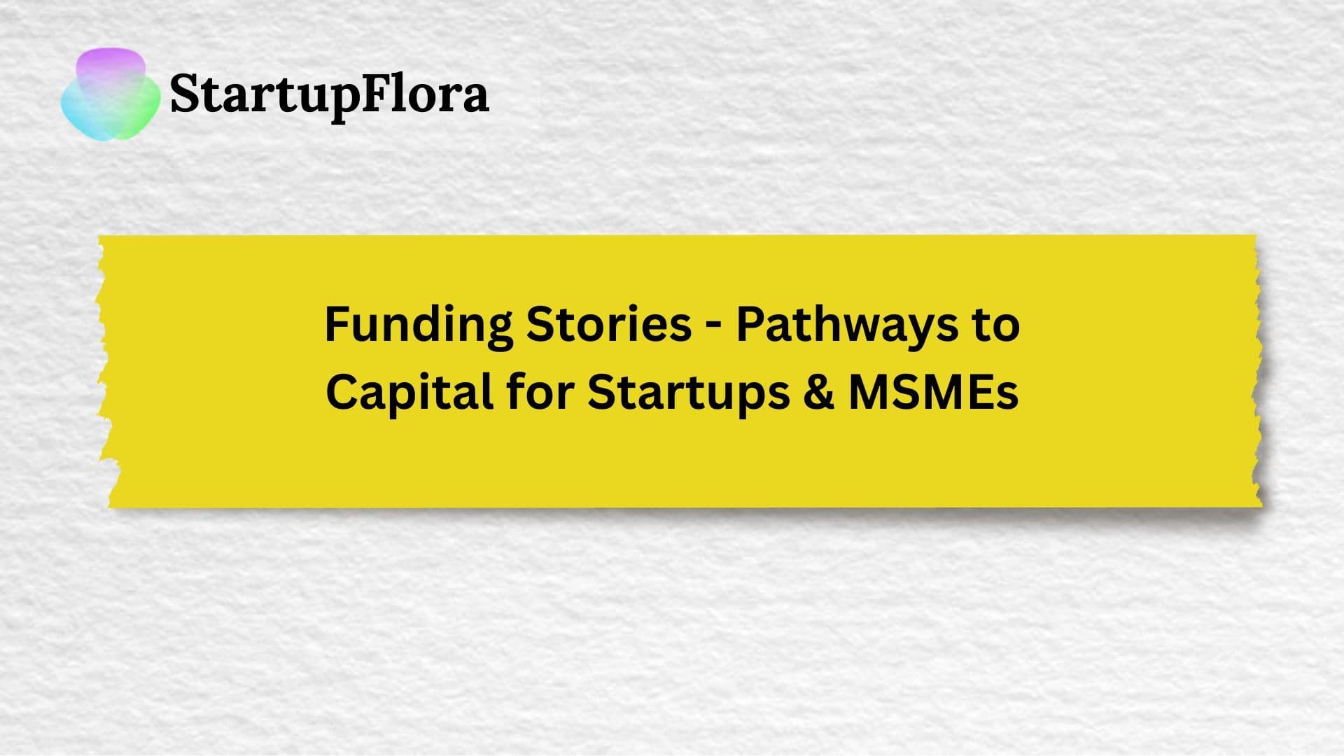 Funding success stories highlighting how startups and MSMEs can access capital through government schemes, grants, and funding opportunities in India.